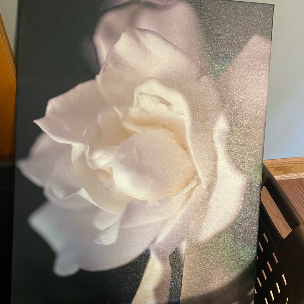 Floral canvas photo!